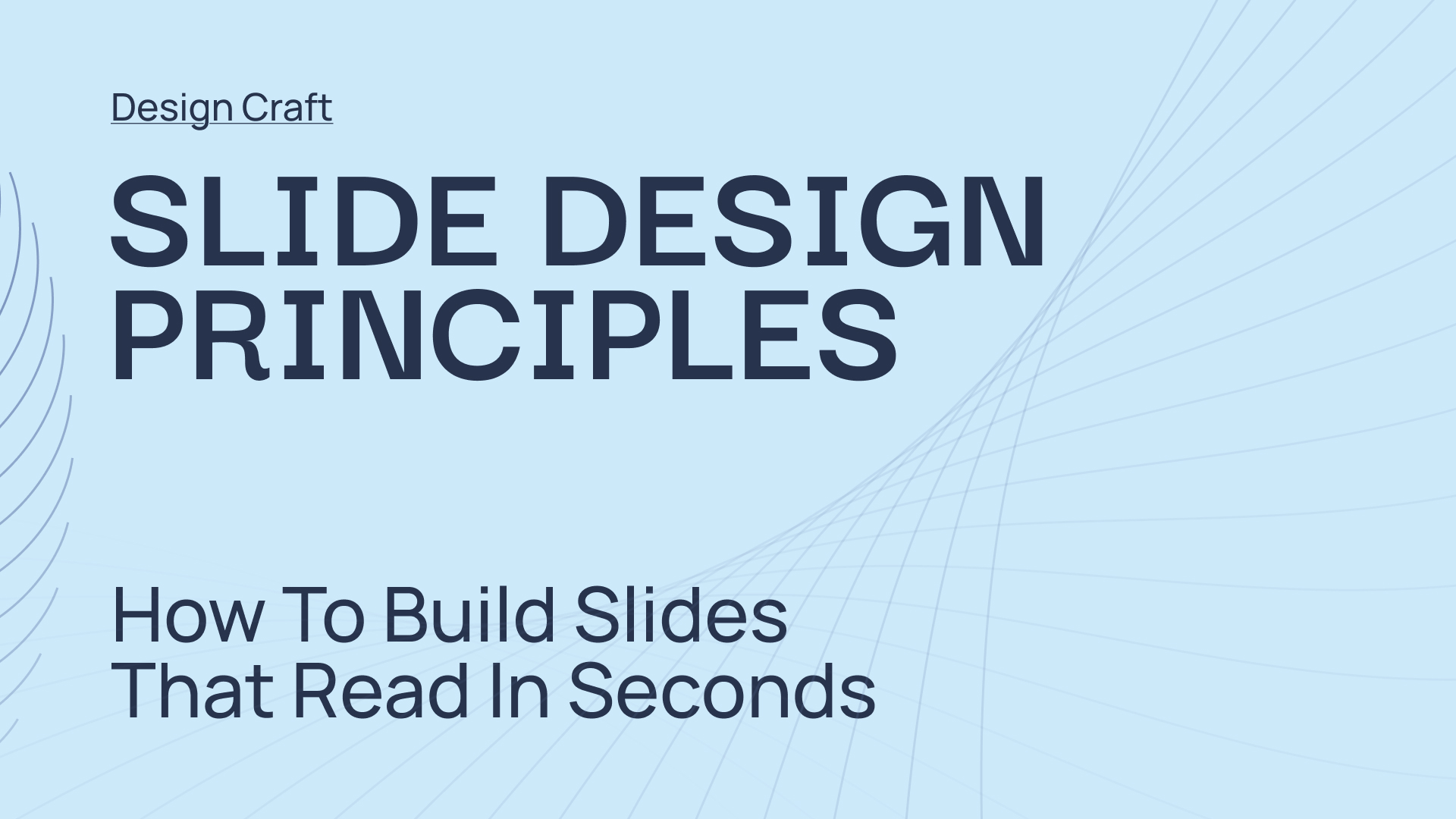 Cover - Slide Design Principles: How to Build Slides That Read in Seconds